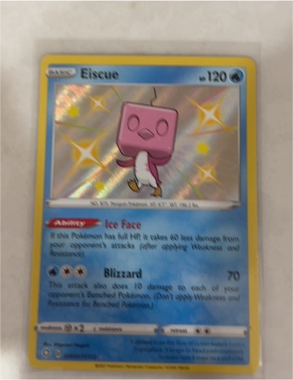 2021 Pokémon Shining Fates #SV035 Eiscue — front