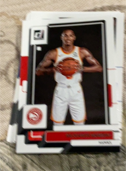 2022-23 Panini Donruss #61 Dejounte Murray Atlanta Hawks — front