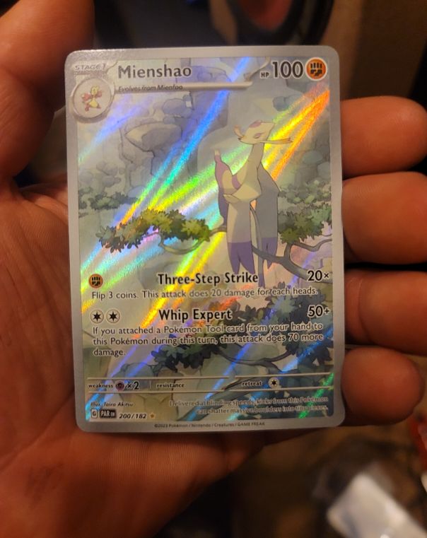 2023 Pokémon SV04: Paradox Rift #200 Mienshao — front
