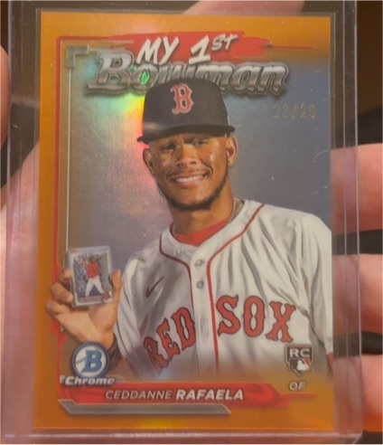 2024 Bowman Chrome #M1B-9 Ceddanne Rafaela — front