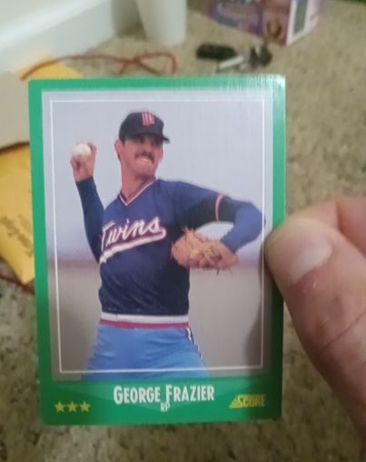 1988 Score #250 George Frazier — front
