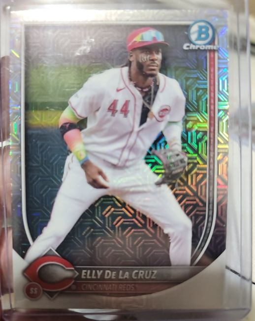 2025 Bowman Chrome #44 Elly De La Cruz — front