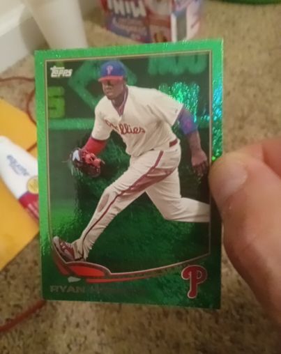 2013 Topps Emerald #6 Ryan Howard — front