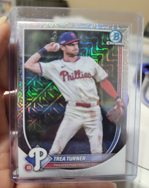 2025 Bowman Chrome #65 Trea Turner — front