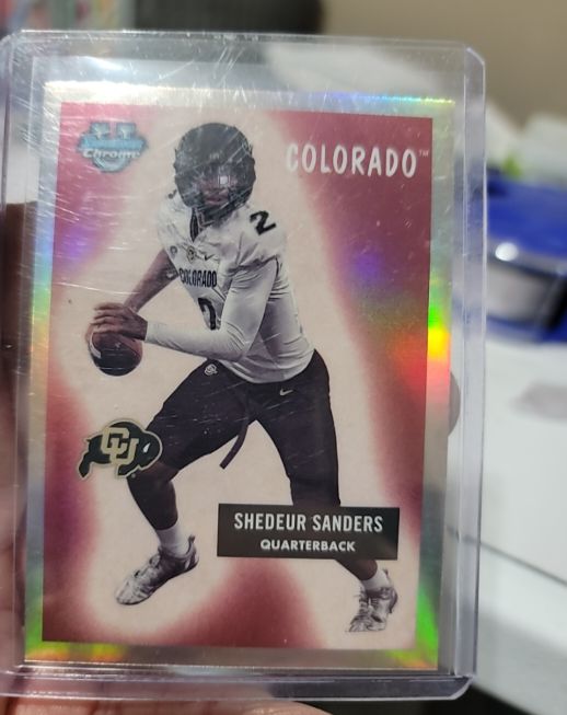 2023 Bowman Chrome University '55 #55BF-28 Shedeur Sanders — front