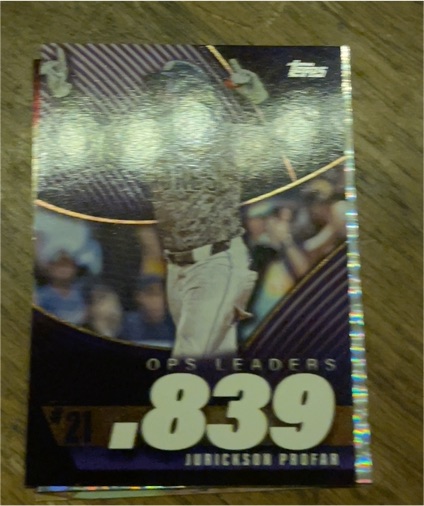 2025 Topps Series 2 OPS Leaders #OPS-21 Jurickson Profar — front