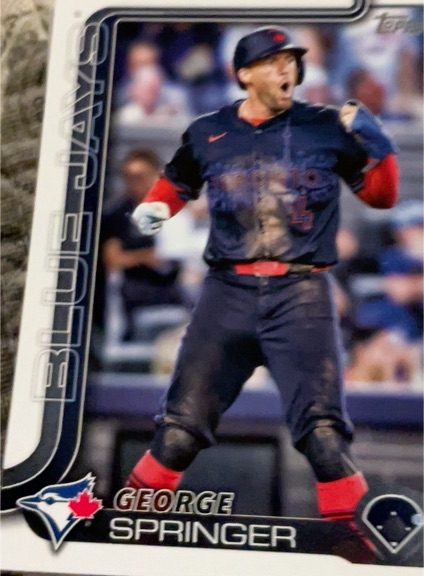 2025 Topps Series 1 #82 George Springer — front