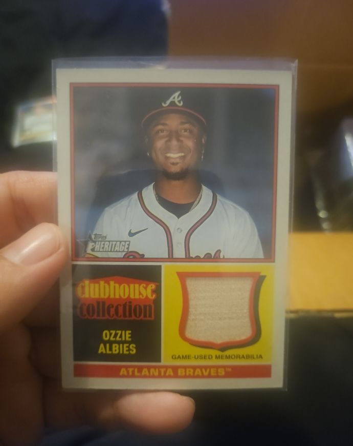 2025 Topps Heritage #CCR-OA Ozzie Albies — front