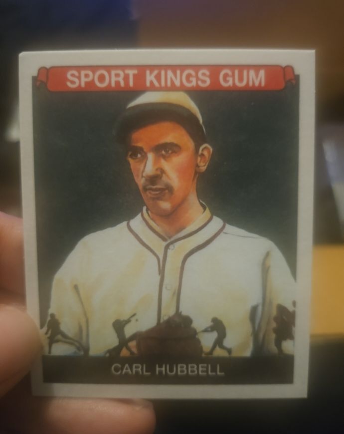 2022 Sport Kings Gum #122 Carl Hubbell — front