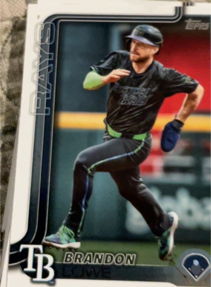2025 Topps #153 Brandon Lowe — front