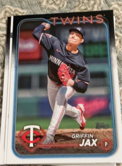 2024 Topps Update #US43 Griffin Jax — front