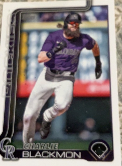 2025 Topps #311 Charlie Blackmon — front