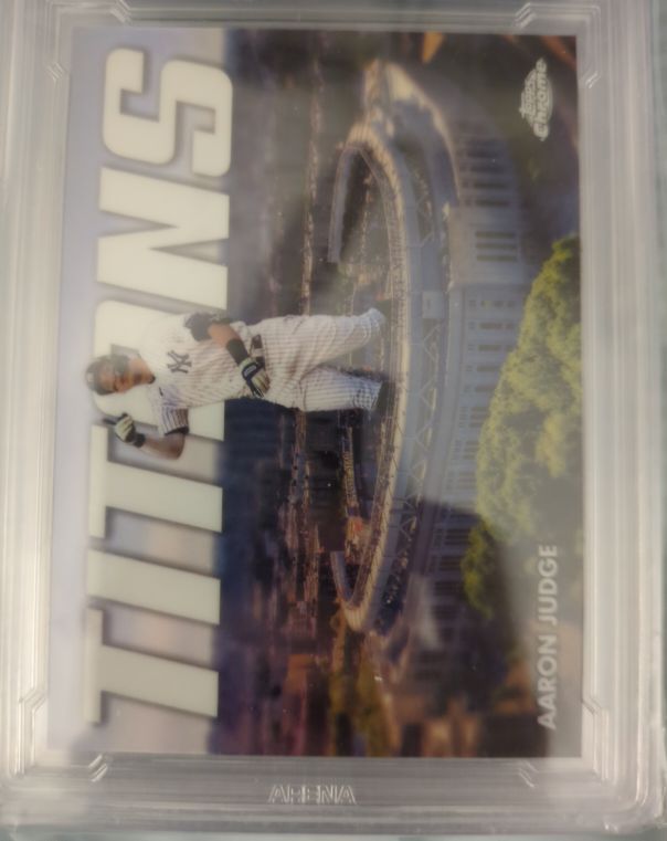 2023 Topps Chrome Update #CT-11 Aaron Judge Titans — front