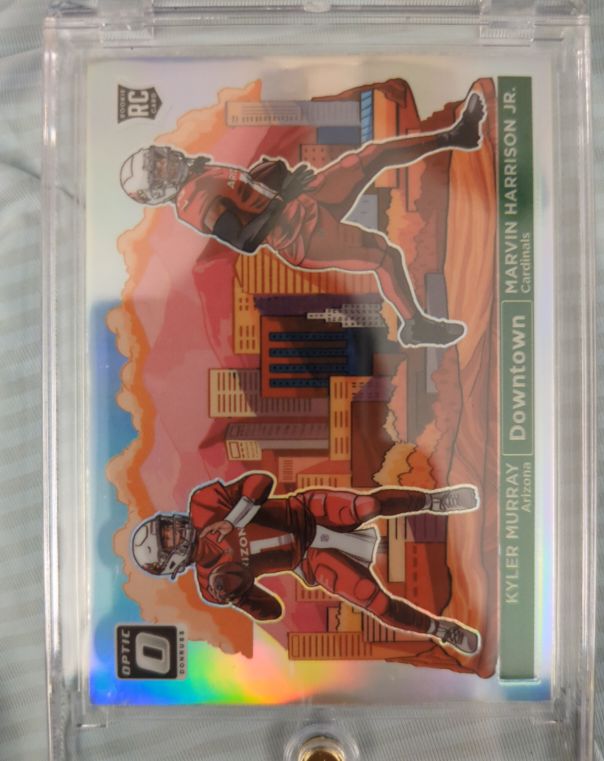 2024 Panini Donruss Optic Downtown Duos #15 Kyler Murray/Marvin Harrison Jr. — front