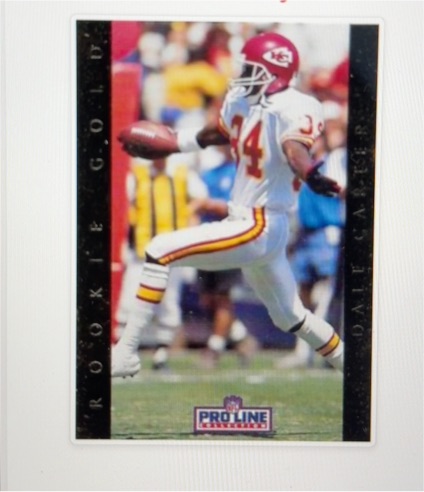1992 Pro Line Portraits Dale Carter — front