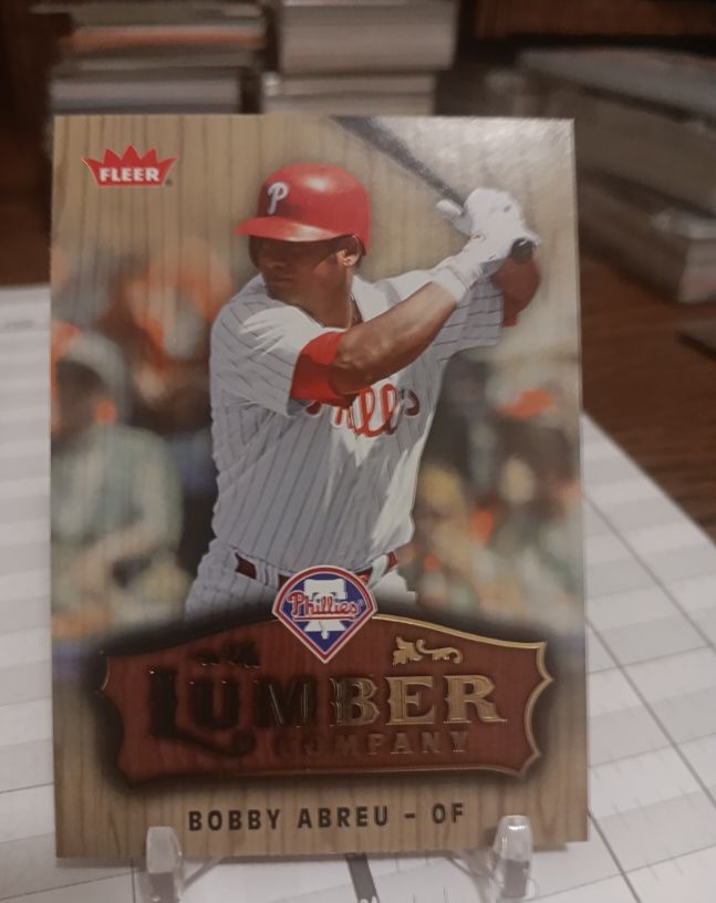 2006 Fleer Lumber Company #LC-7 Bobby Abreu — front