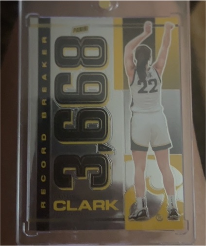 2024 Panini Caitlin Clark Collection Record Breaker #RB-CC Caitlin Clark — front