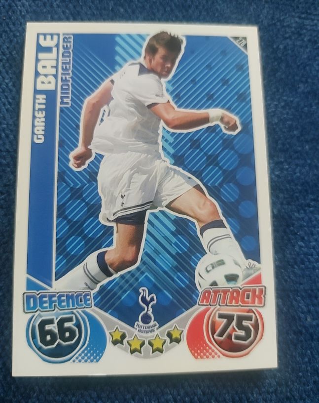 2010/11 Topps Match Attax #286 Gareth Bale — front