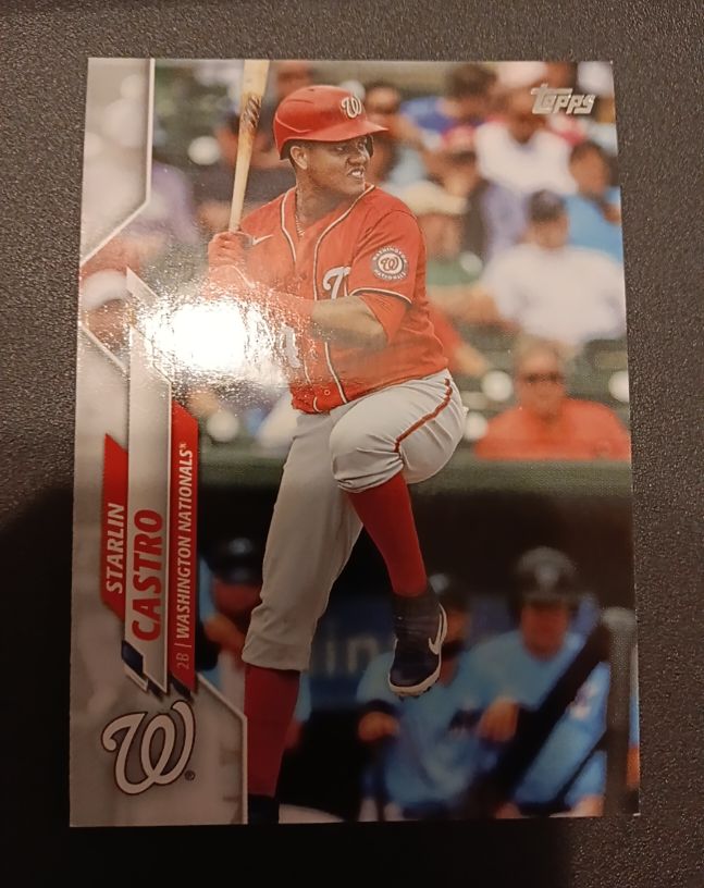 2020 Topps Update #U-5 Starlin Castro — front