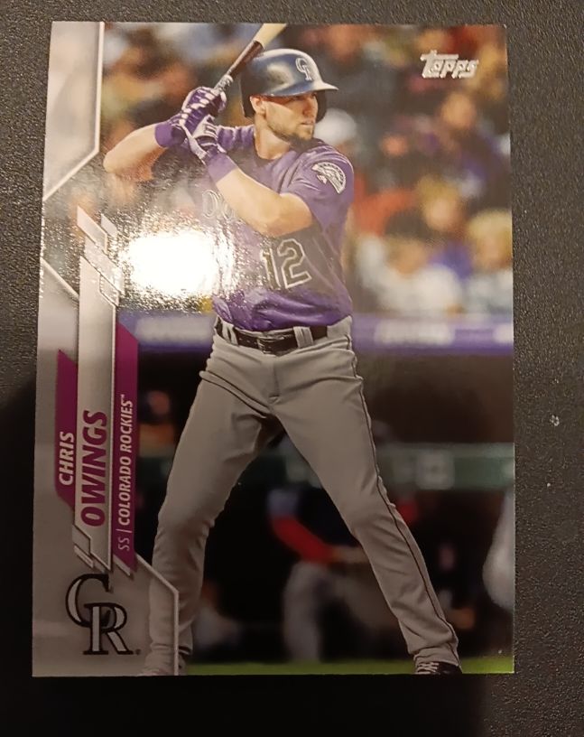 2020 Topps Update #U-11 Chris Owings — front
