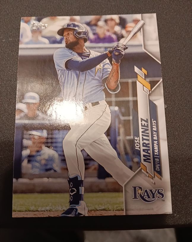 2020 Topps Update #U-13 Jose Martinez Tampa Bay Rays — front