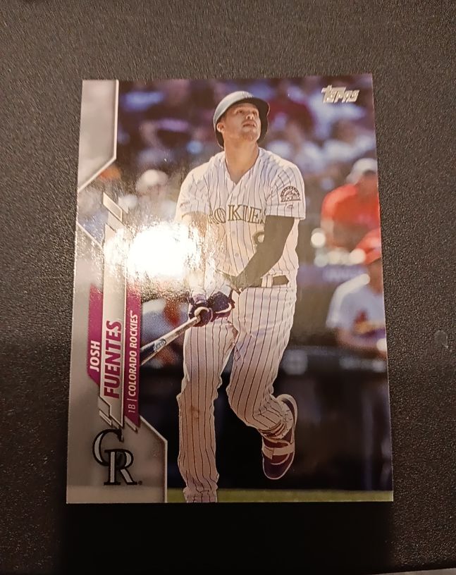 2020 Topps Update #U-17 Josh Fuentes — front
