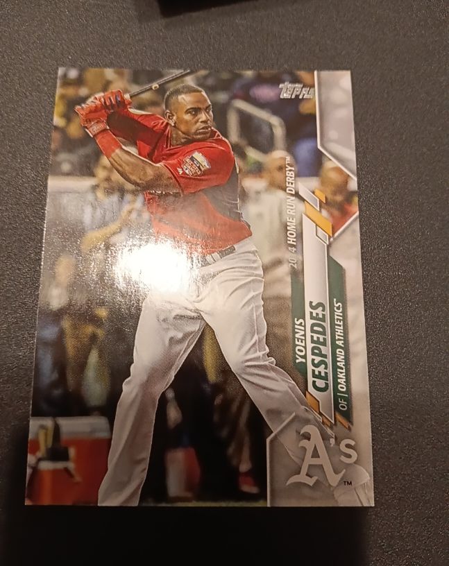 2020 Topps Home Run Derby #U-37 Yoenis Cespedes — front