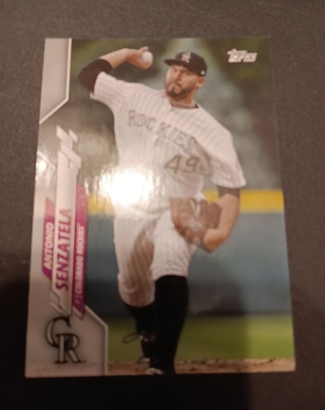 2020 Topps Update Series #U-40 Antonio Senzatela — front