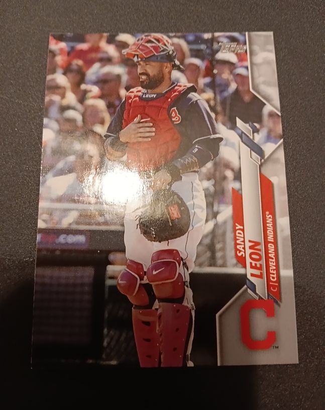 2020 Topps Update #U-48 Sandy Leon Cleveland Indians — front