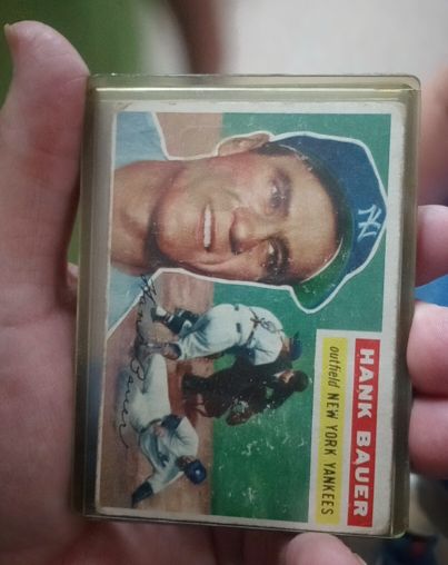 1956 Topps #177 Hank Bauer — front