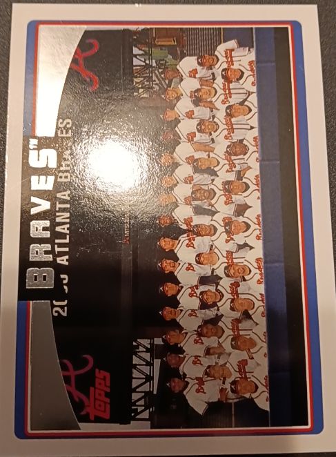 2006 Topps #601 Atlanta Braves — front