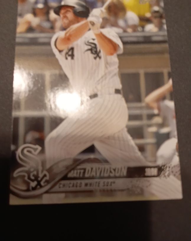2018 Topps #695 Matt Davidson — front