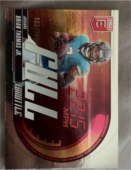 2025 Donruss Elite Full Throttle #2 Brian Thomas Jr. — front