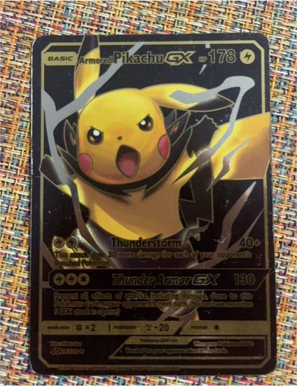 2019 Pokemon Armored Pikachu GX #43 — front