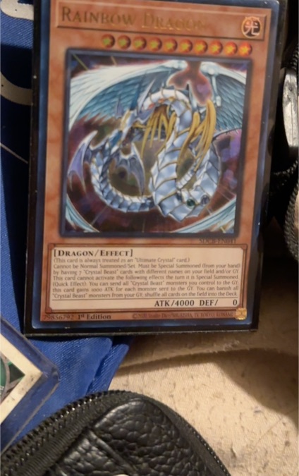 2002 Yu-Gi-Oh! SDCB-EN041 Rainbow Dragon — front
