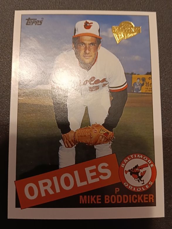 1985 Topps #225 Mike Boddicker — front