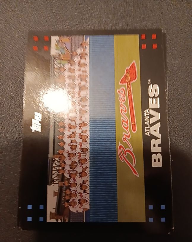 2007 Topps #241 Atlanta Braves Team Card — front