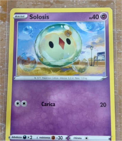 2022 Pokémon Sword & Shield Silver Tempest #076 Solosis — front