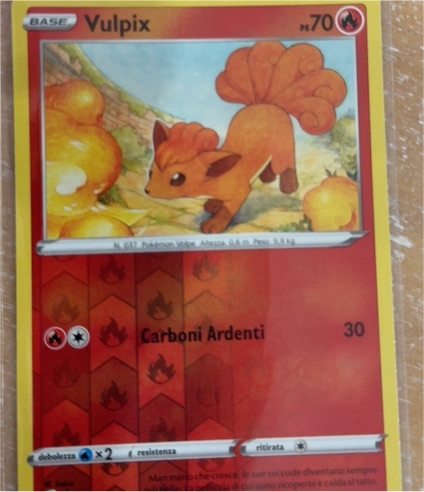 2021 Pokémon TCG Fusion Strike #028 Vulpix — front