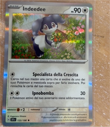 2023 Pokémon Scarlet & Violet #153 Indeedee — front