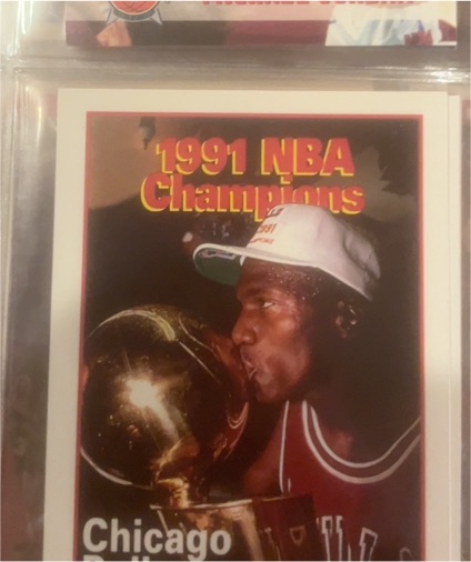 1991 Hoops #543 Michael Jordan — front