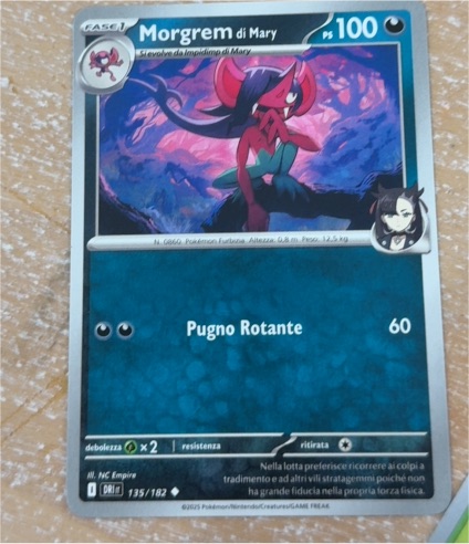 2025 Pokémon SV10: Destined Rivals #135 Morgrem di Mary — front