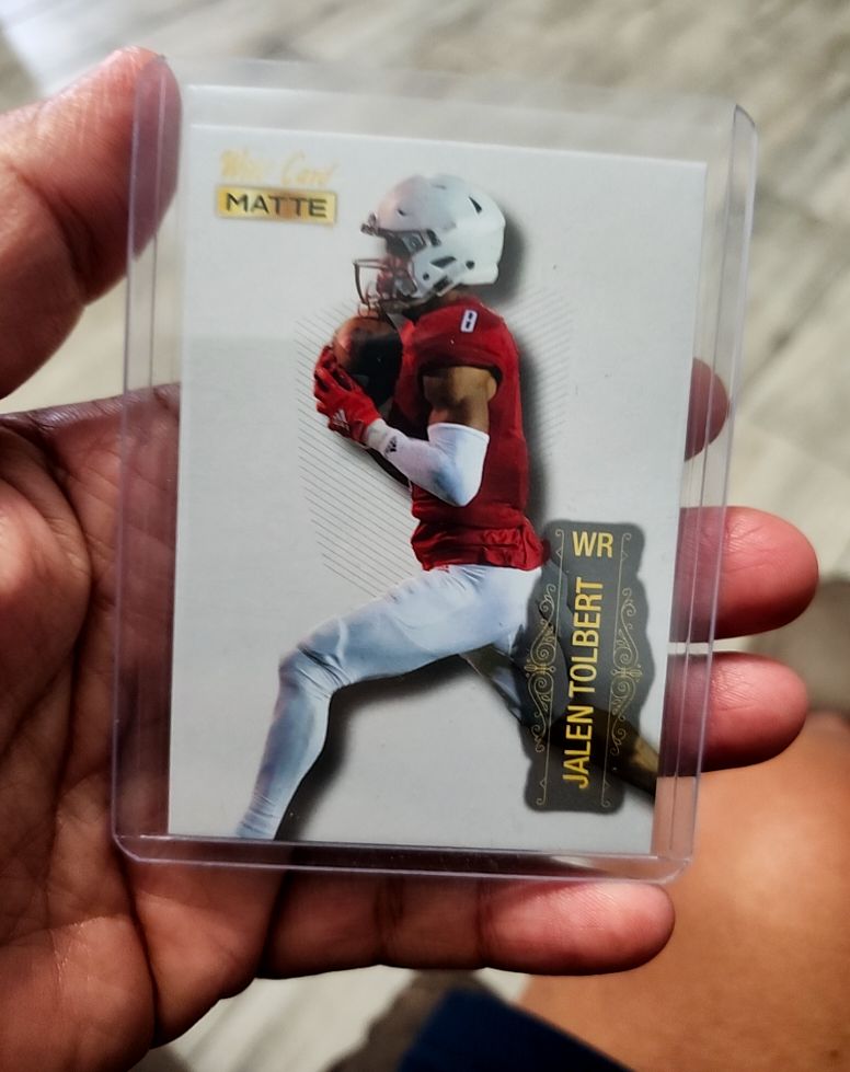 2022 Wild Card Matte #MB-57 Jalen Tolbert — front