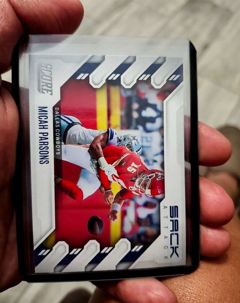 2022 Panini Score Sack Attack #SA-MP Micah Parsons — front