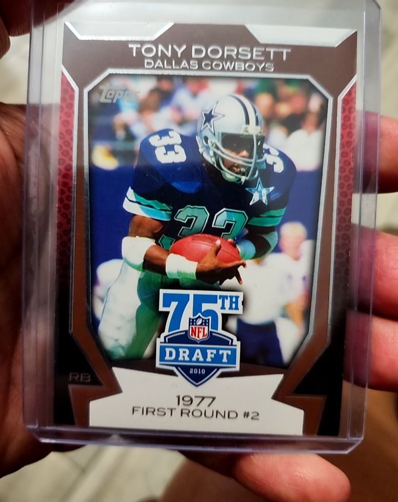 2010 Topps Draft 75th Anniversary #75DA-42 Tony Dorsett — front