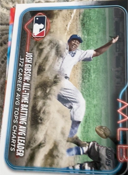 2024 Topps Update #US191 Josh Gibson — front