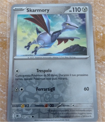 2025 Pokémon SV10: Destined Rivals #141 Skarmory — front