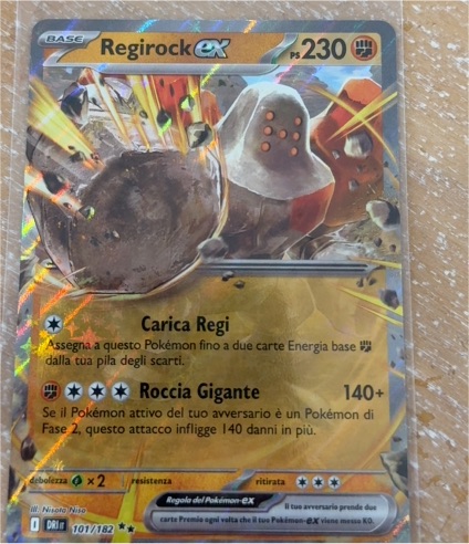 2025 Pokémon SV10: Destined Rivals #101 Regirock ex — front