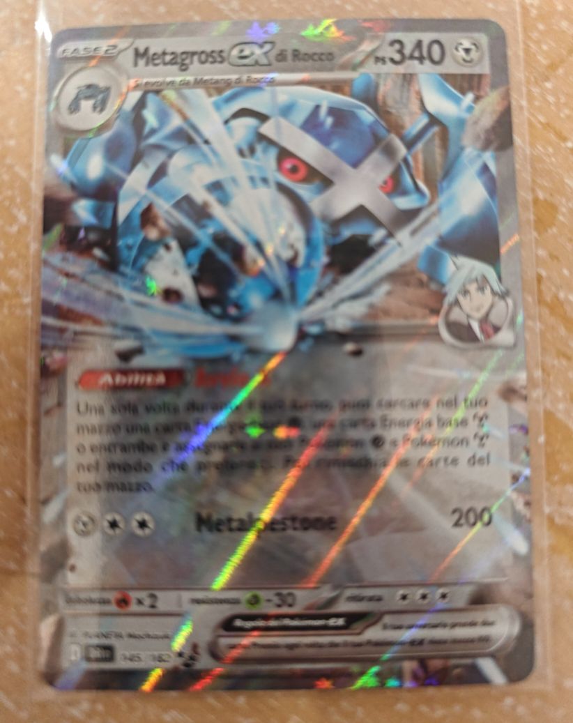 2025 Pokémon SV10: Destined Rivals #145 Metagross ex di Rocco — front
