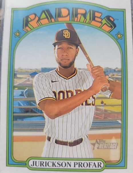 2021 Topps Heritage #340 Jurickson Profar — front